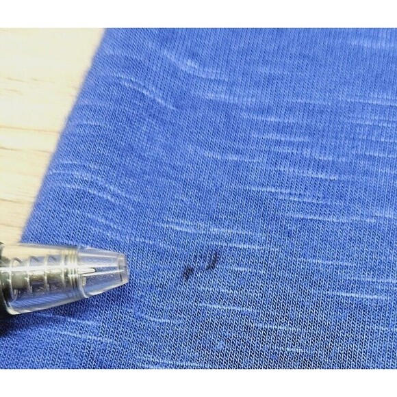 SOFT SURROUNDINGS Womens Blue V-Neck 3/4 Bell Sleeve Size Large - Picture 3 of 7